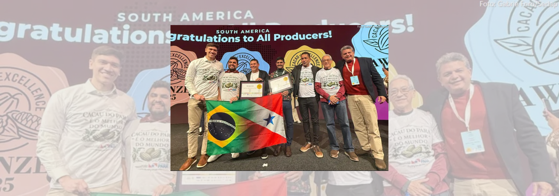 Cacau premiado na holanda